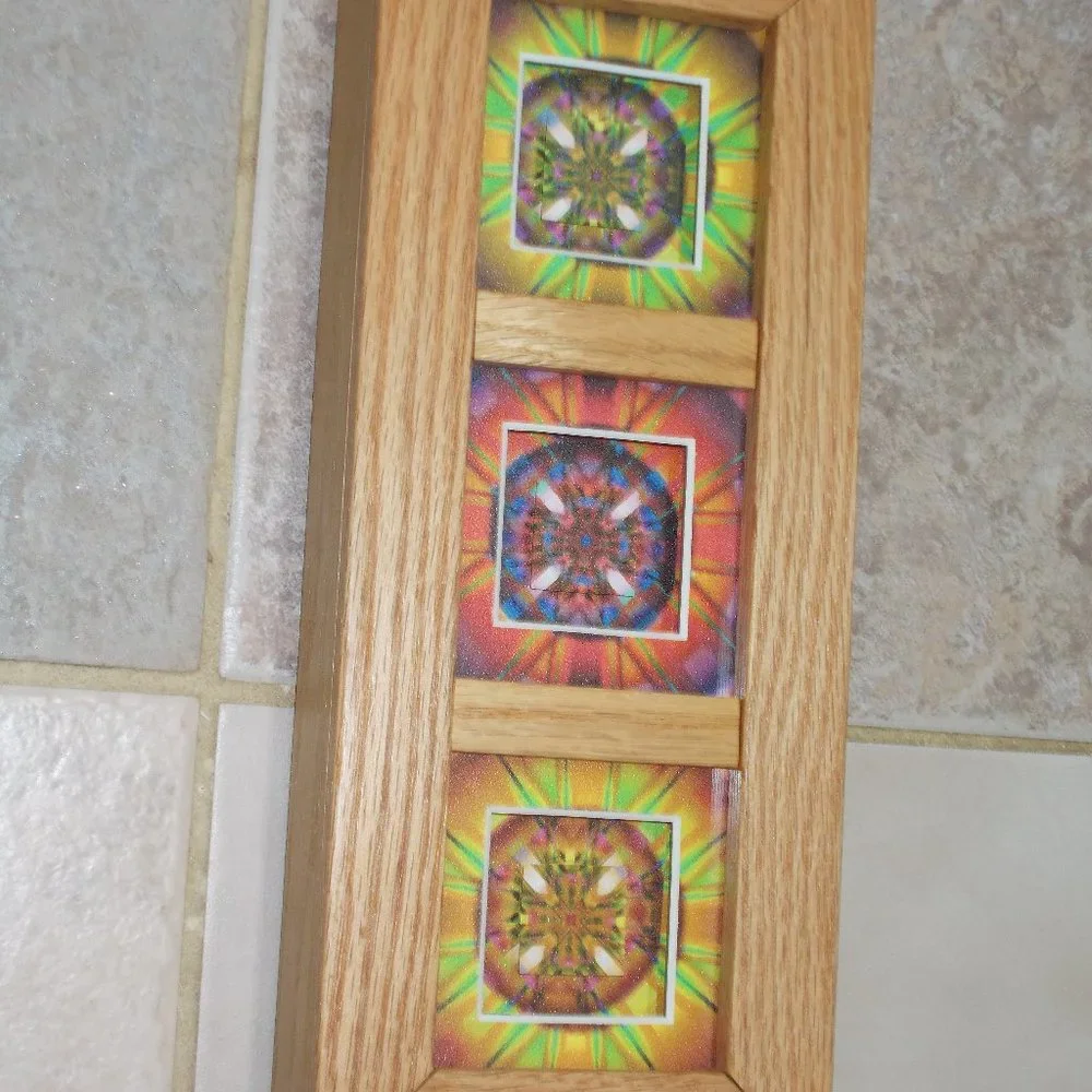 Geometerical Design art by Richard E.von Ende Artist, framed - Picture 2 of 6